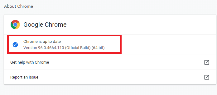 Chrome está actualizado.  9 formas de arreglar el error de Twitch #4000