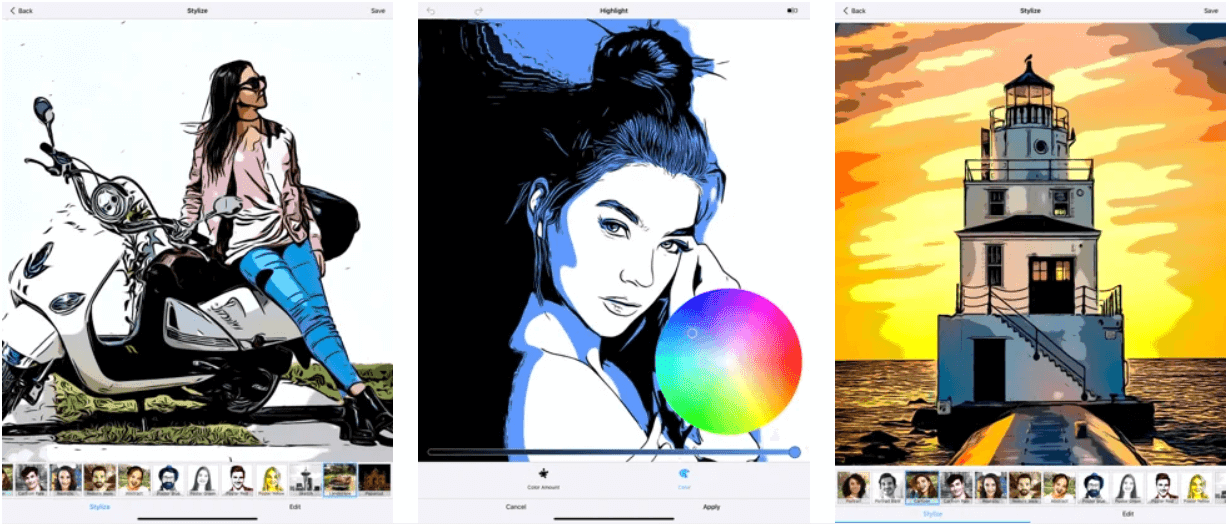 Clip2Comic y creador de caricaturas