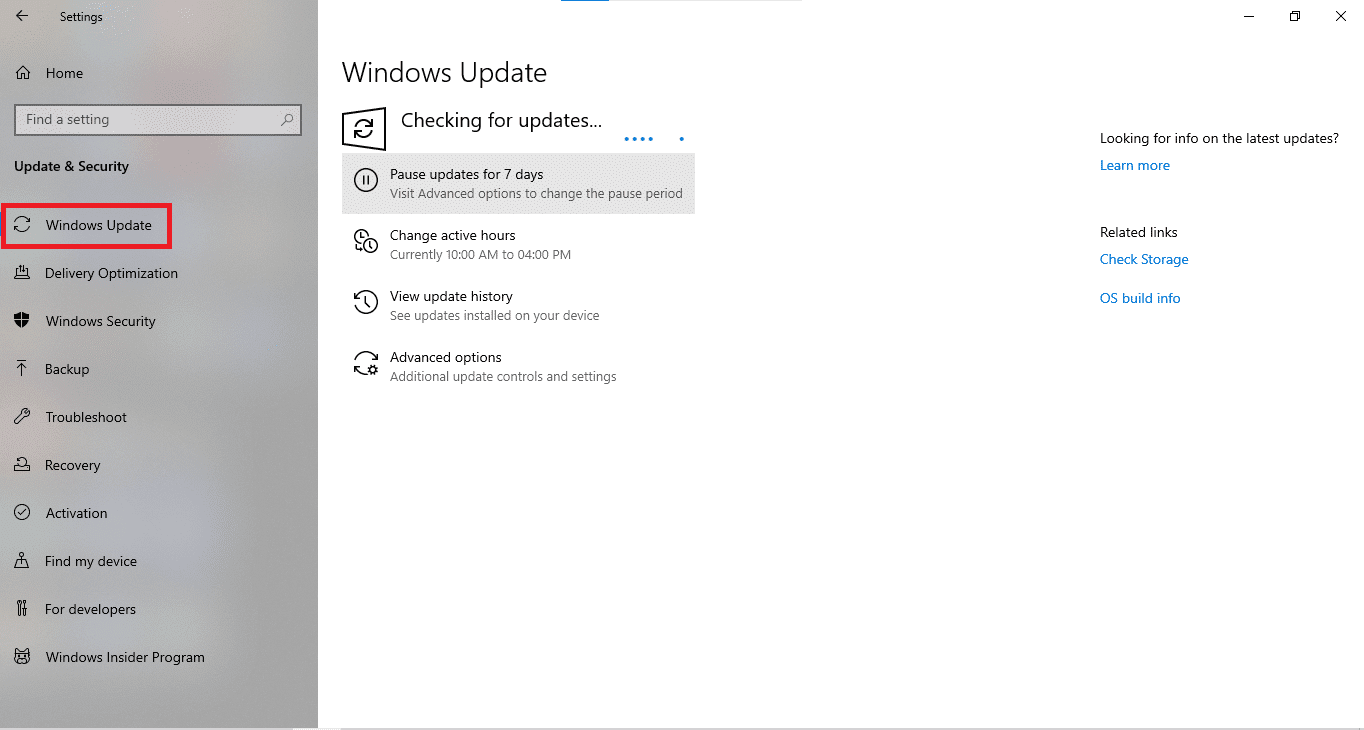 Comprobación de actualizaciones disponibles |  Cómo arreglar Spotify no se abre