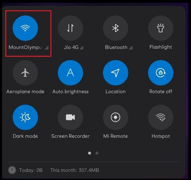 Panel de notificaciones de Android.  Spotify no abre