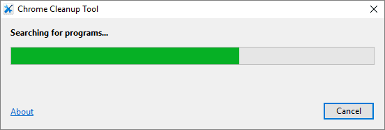 Herramienta de limpieza de Google Chrome