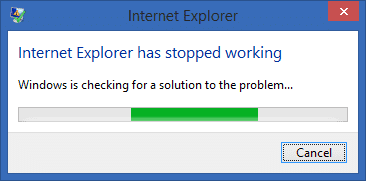 Reparar Internet Explorer ha dejado de funcionar debido al archivo iertutil.dll