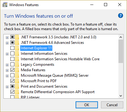 desmarque Internet Explorer 11 | Reparar Internet Explorer ha dejado de funcionar debido al archivo iertutil.dll
