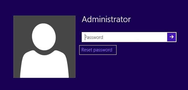 Haga clic en Restablecer contraseña en la pantalla de inicio de sesión de Windows 10 | Cómo restablecer su contraseña en Windows 10