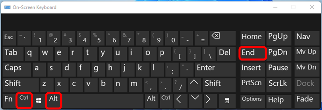 Cómo enviar Ctrl Alt Delete a una PC remota: Ctrl Alt End