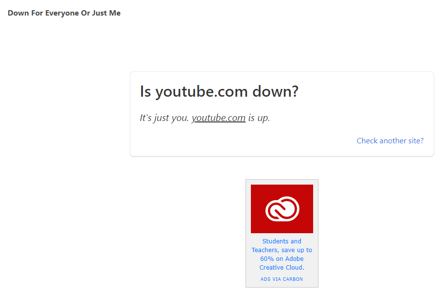 YouTube se está ejecutando pero no funciona para usted