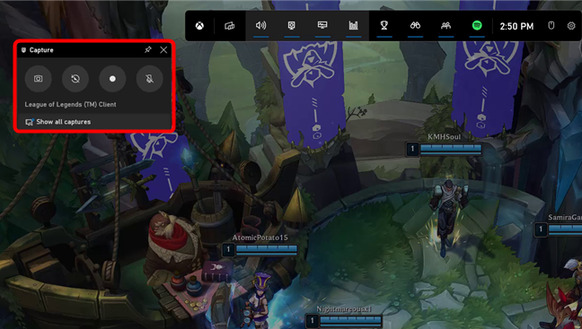 Xbox Game Bar de Windows te permite grabar juegos y tomar capturas de pantalla