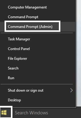 símbolo del sistema con derechos de administrador | 8 formas de arreglar el alto uso de la CPU por TiWorker.exe