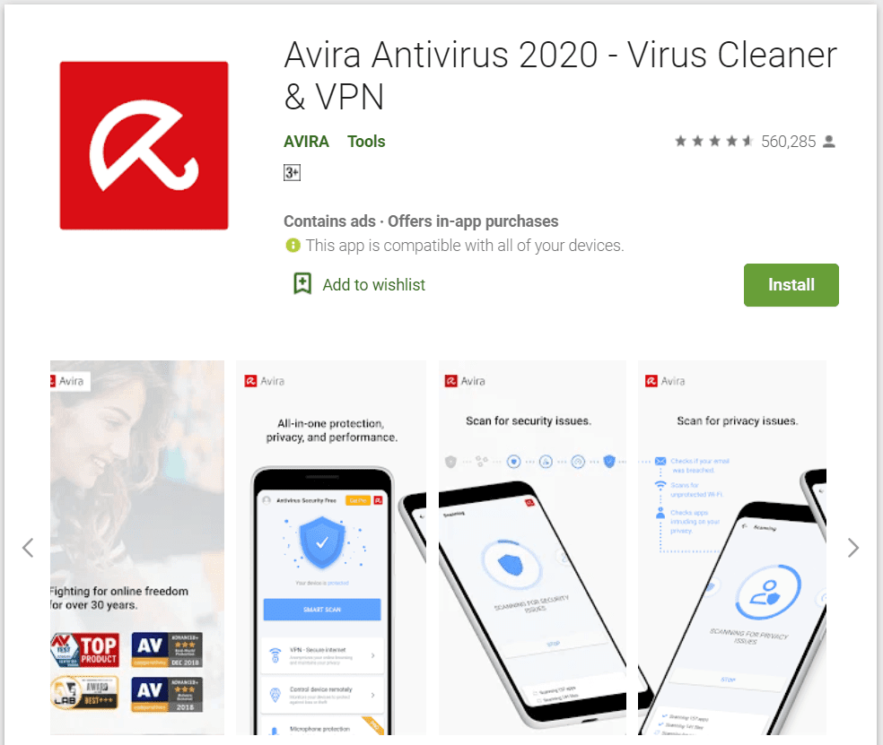 Avira antivirus