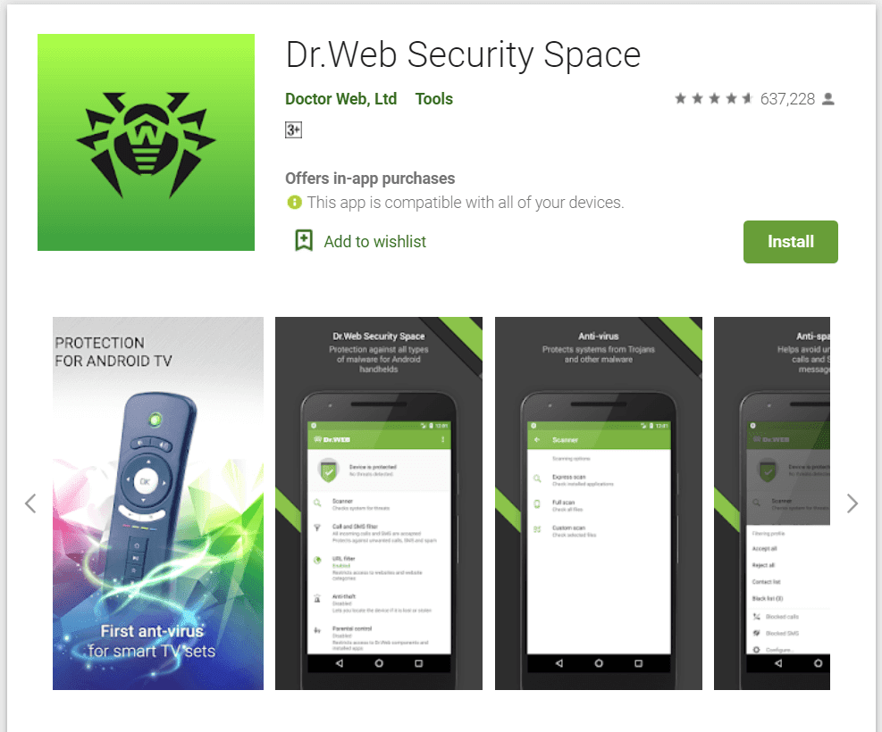 Espacio Dr. Web Security