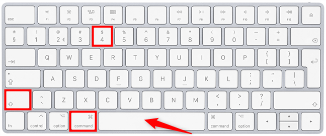 El atajo de pantalla de Mac para capturar cualquier elemento resaltado