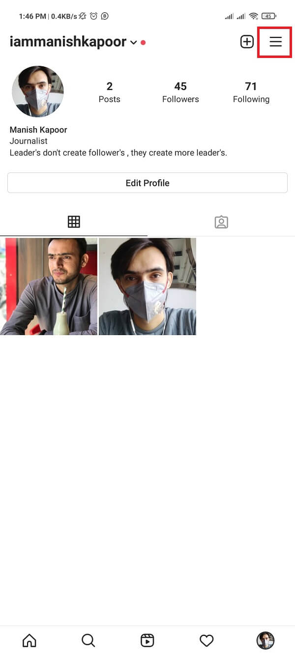 Desplácese hacia abajo y toque descubrir personas.