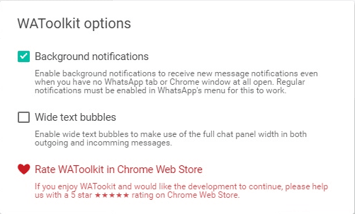 Use WAToolkit para la vista previa de mensajes