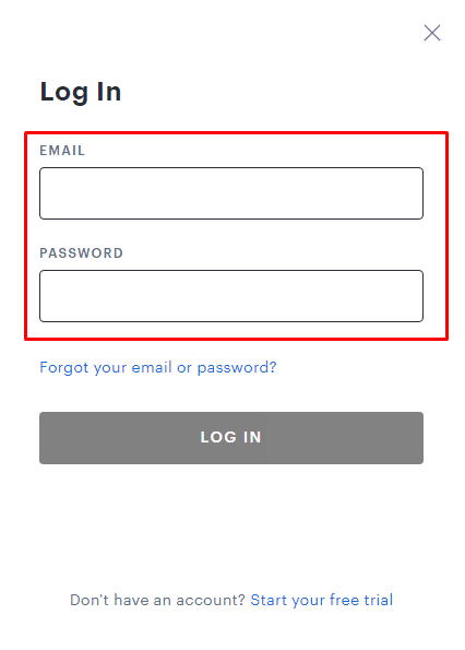 Ingrese las credenciales de su cuenta de Hulu |  |  accede a tu cuenta de Hulu en tu Roku TV