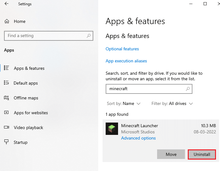 desinstalar Minecraft Launcher. ¿Qué significa el código de error 1 en Minecraft? Como arreglarlo