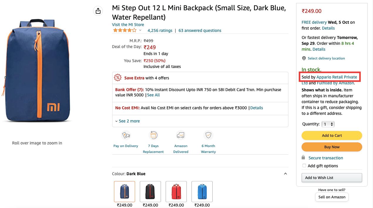 Haga clic en el nombre del vendedor para conocer las calificaciones y reseñas del vendedor.  ¿Qué hacer cuando Amazon dice que el pedido aún no se ha enviado?