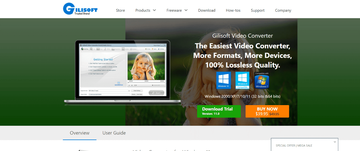 Convertidor de vídeo Gilisoft |  mejor compresor de video para windows 10