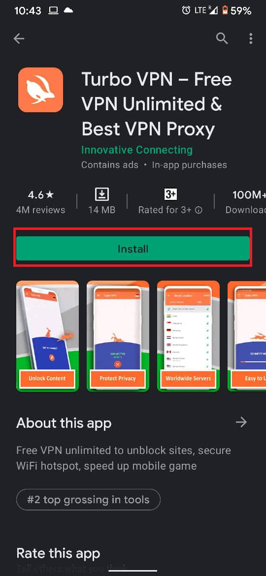 Descargue cualquier aplicación VPN según su elección |