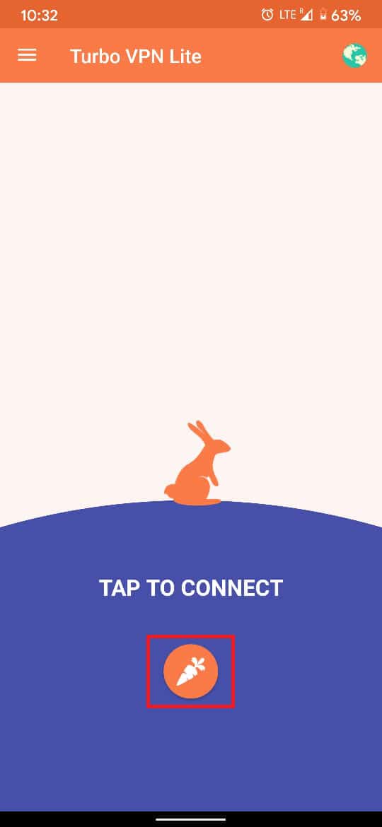 Toque el botón Orange Carrot para conectarse a una VPN | ¿Son permanentes las prohibiciones de Grindr?