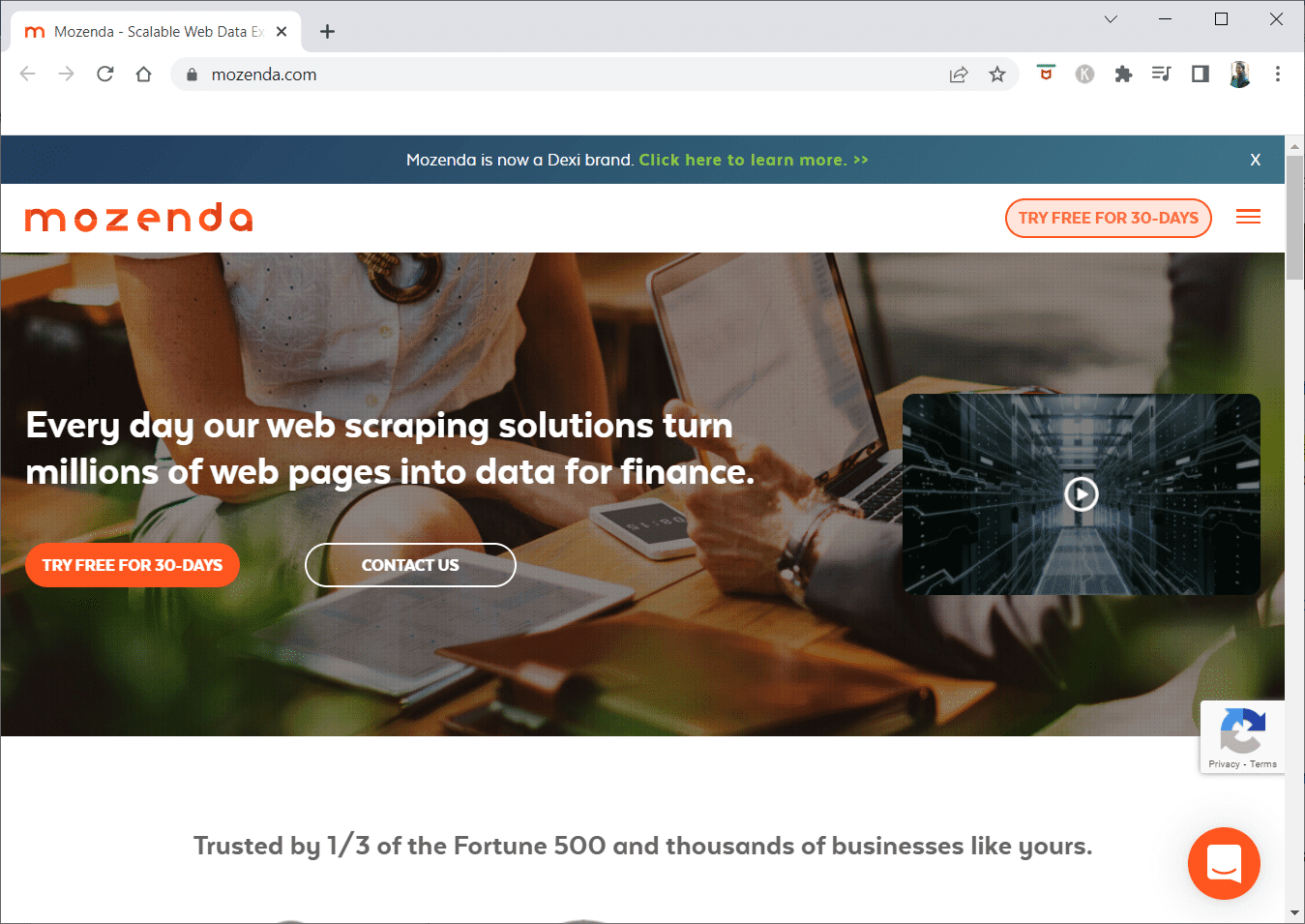 Mozenda. Las 25 mejores herramientas gratuitas para rastreadores web