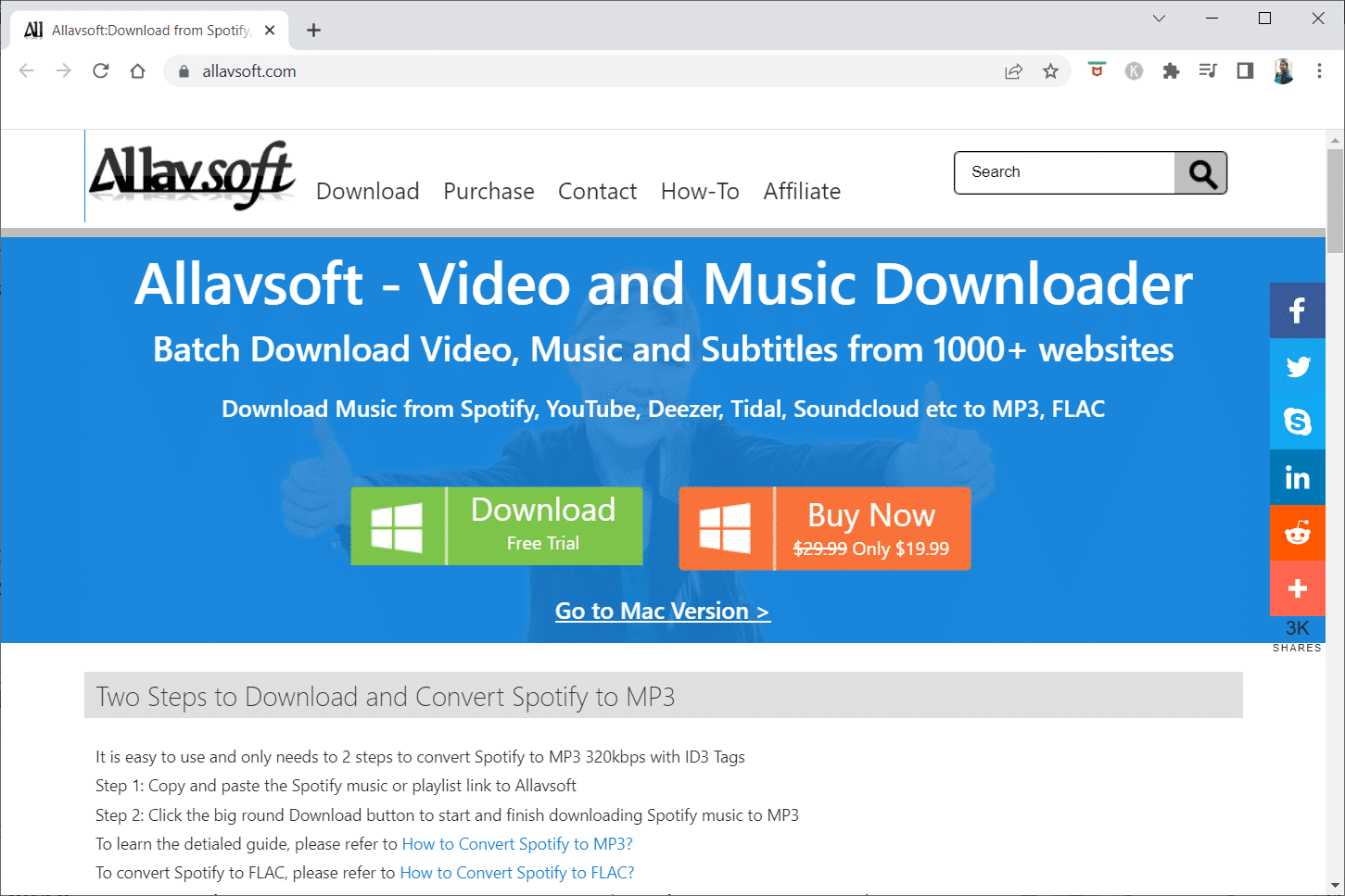 Allavsoft.  Las 30 mejores herramientas de captura de video