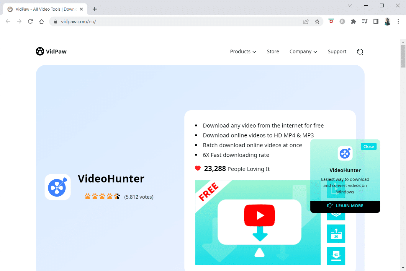 VidPaw.  Las 30 mejores herramientas de captura de video
