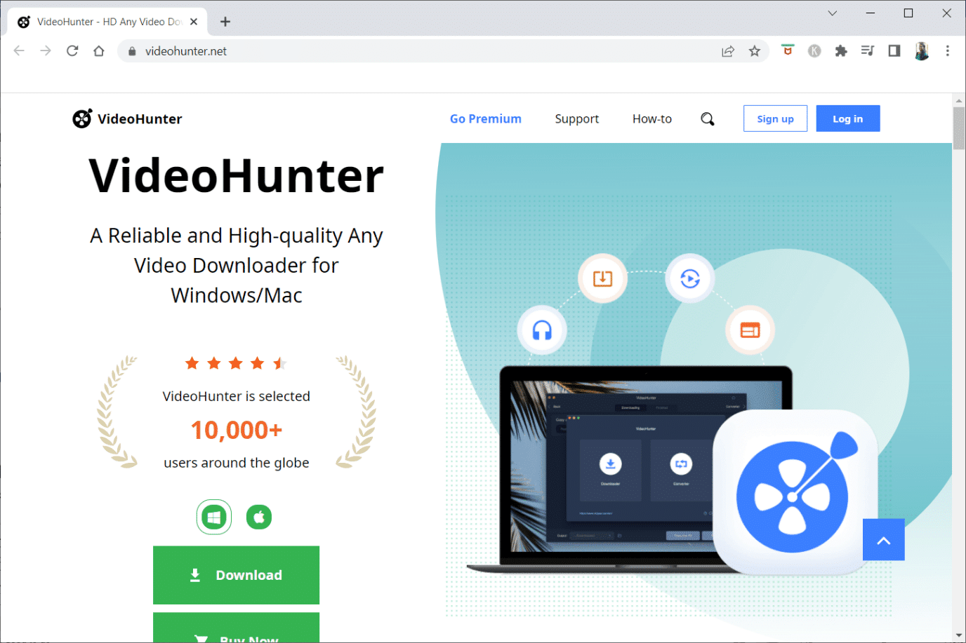 Cazador de videos.  descargadores de videos en línea gratis