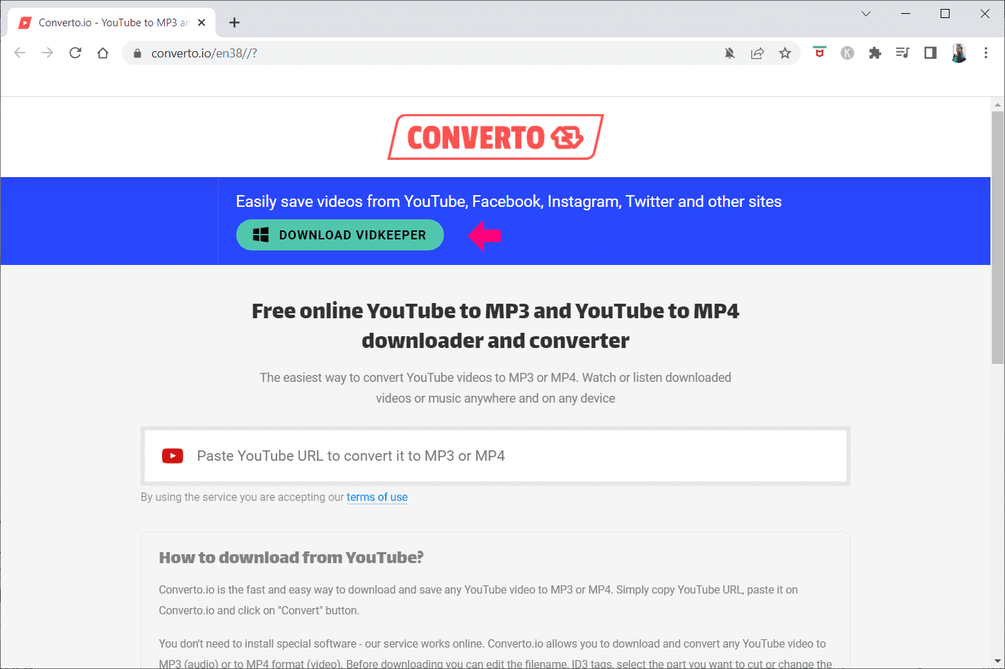 Converto.io.  Las 30 mejores herramientas de captura de video