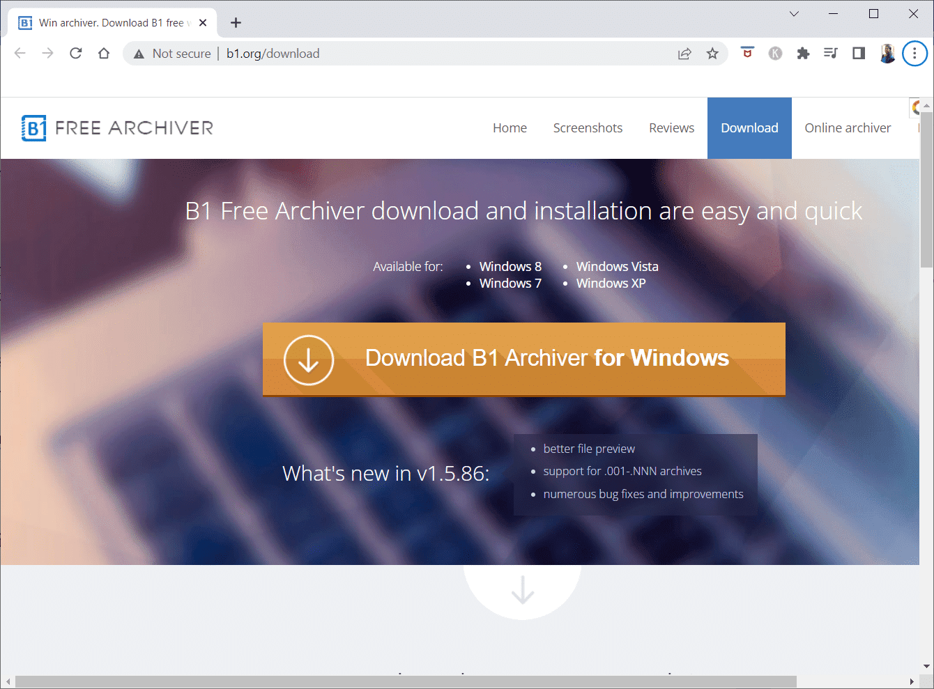 Archivador gratuito B1