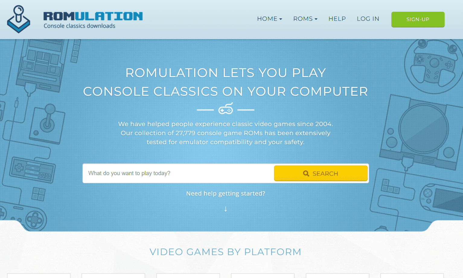 RomUlation rom sitio