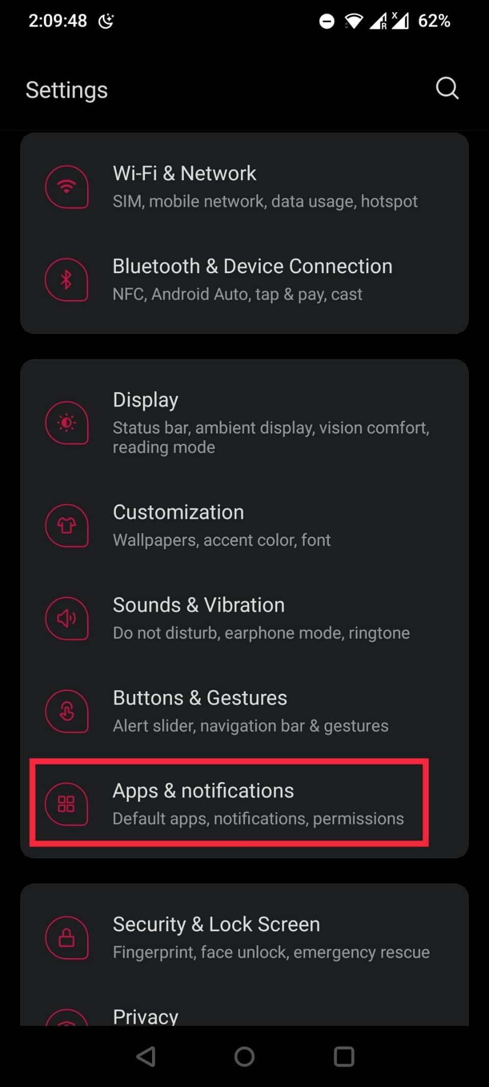 Abra la Configuración de su teléfono móvil y desplácese hacia abajo para buscar y tocar Aplicaciones y notificaciones. Las 14 mejores aplicaciones de Android para descargar aplicaciones pagas gratis