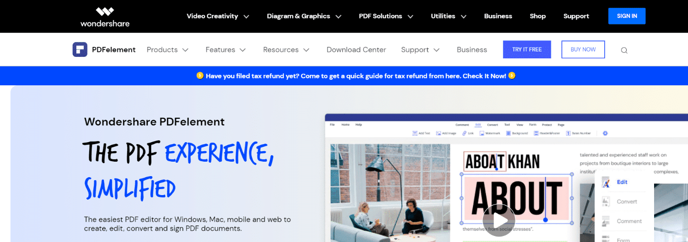 Wondershare PDFelement Pro