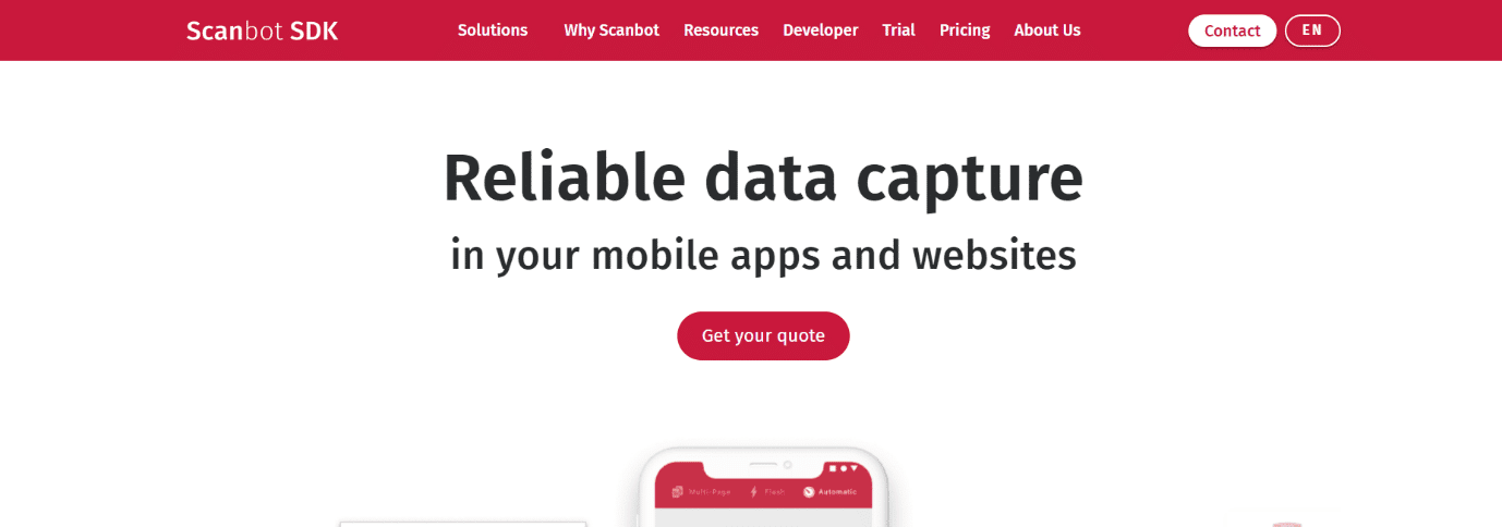 SDK de Scanbot. Los 28 mejores programas de OCR gratis