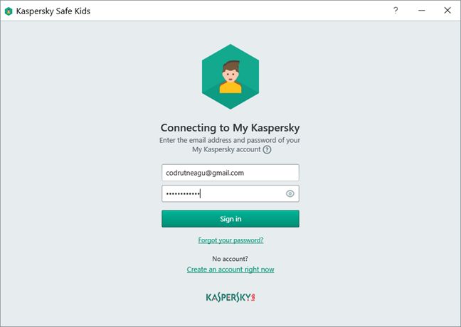 Kaspersky Safe Kids, Windows, control parental
