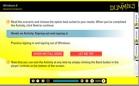 Reseña del libro - Windows 8 para Dummies eLearning Kit