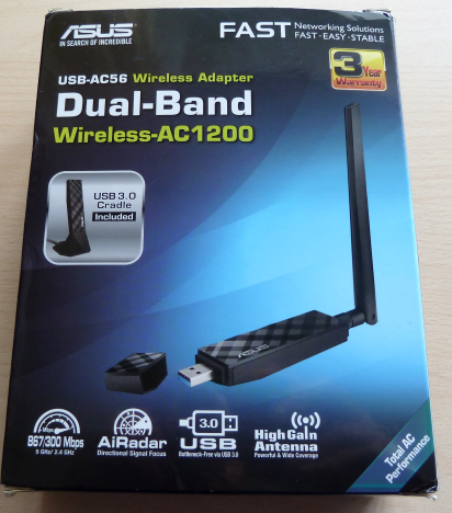 ASUS USB-AC56, 802.11ac, Dual-band, Wireless-AC1200, USB, revisión, red, inalámbrico