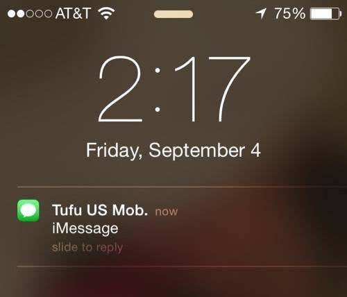 vista previa del mensaje deshabilitada