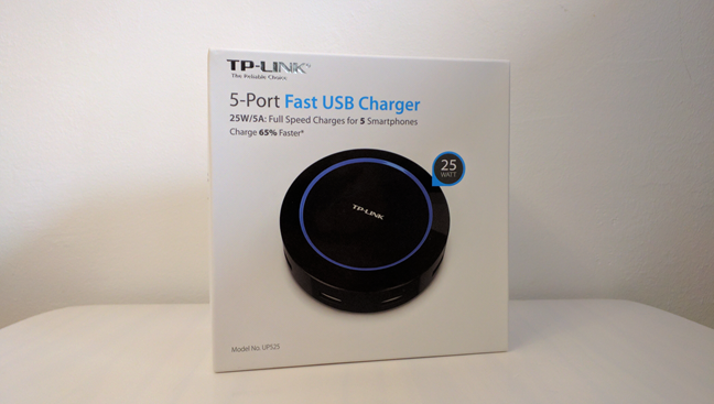 TP-Link UP525, 25W 5 Puertos, Cargador USB Rápido