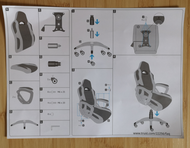 Trust GXT 705 Ryon - el manual de usuario