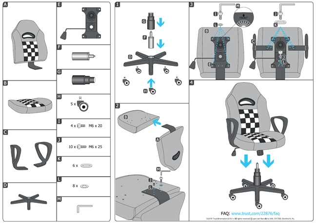 Trust GXT 702 Ryon Junior - el manual del usuario