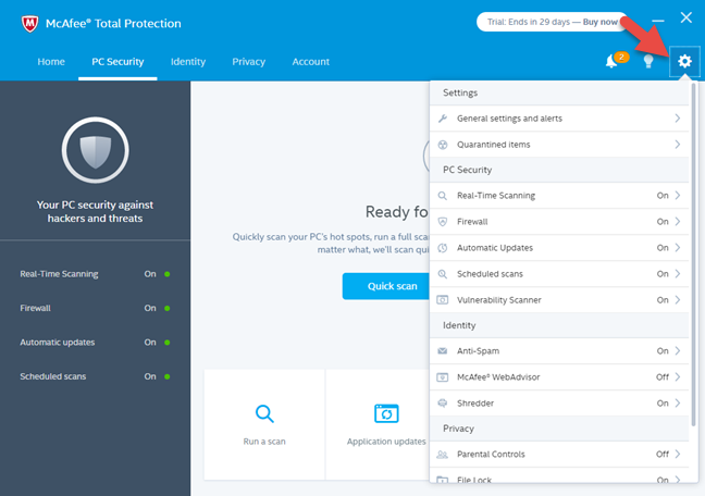McAfee, Protección total, LiveSafe