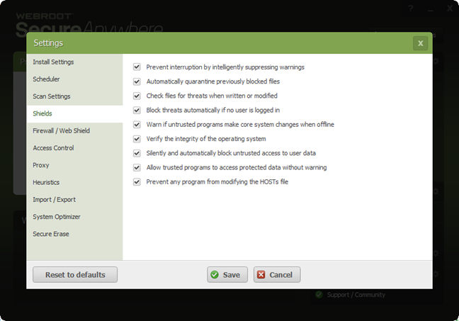 Webroot Internet Security completo