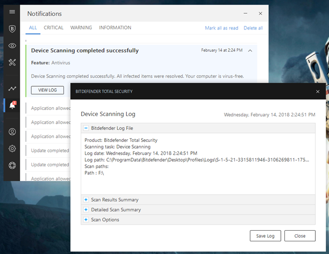 Bitdefender, Seguridad Total, 2018