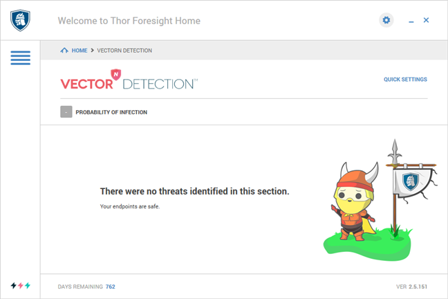 La sección VectorN del Heimdal Thor Premium Home