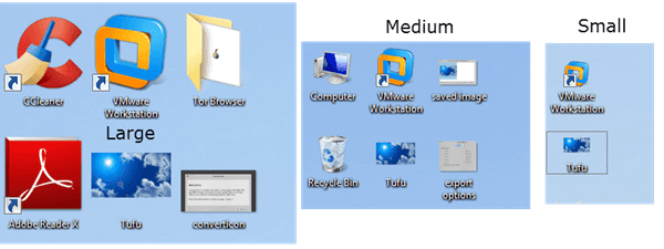 iconos en las ventanas