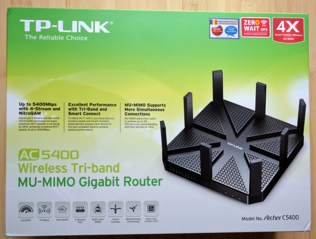 Enrutador TP-LINK Archer C5400