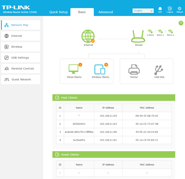 Enrutador TP-LINK Archer C5400
