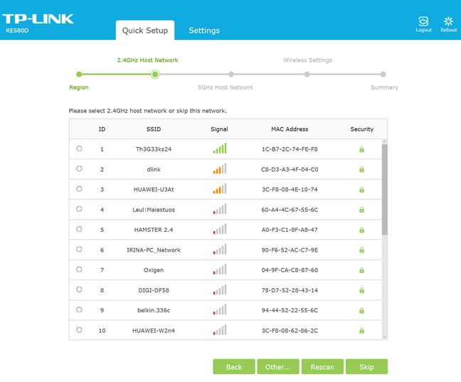 TP-LINK RE580D, alcance, extensor, AC1900