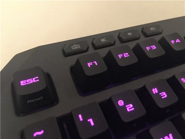 Los botones multimedia que se encuentran en el teclado ASUS TUF Gaming K5