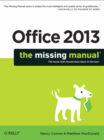 Office 2013: The Missing Manual, libro, Nancy Conner, Matthew MacDonald